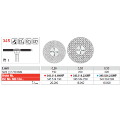 DISCHI 345.514.220 DIAM.HP