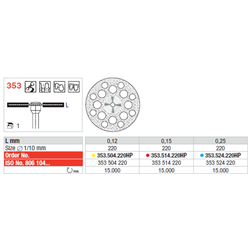 DISCHI 353.504.220 DIAM.HP