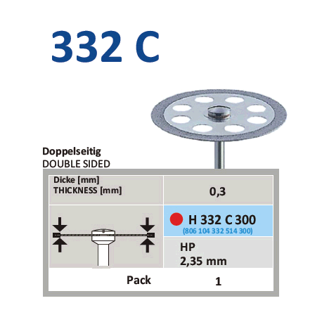 DISCHI HORICO H332C.300