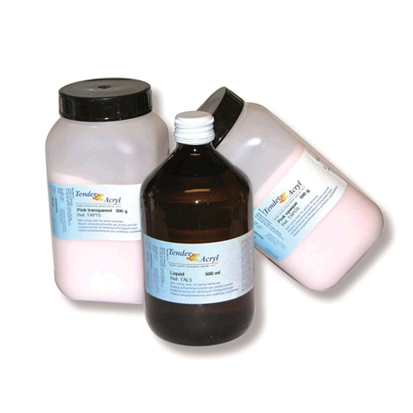TENDER ACRYL POLV.PINK TRASP. gr.500