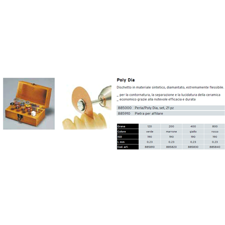 POLY-DIA DISCO DIAM. 200 MARR. 885820$