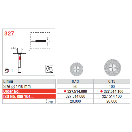 DISCHI 327.514.100 DIAM.HP              