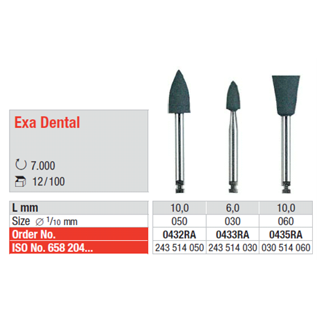 ABRASIVI 0432 pz.12 NERI