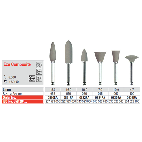 ABRASIVI 0830 Pz.12 GRIGI