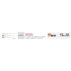 PUNTE CARTA STERILI F3 MIS.30 X PROTAPER GOLD