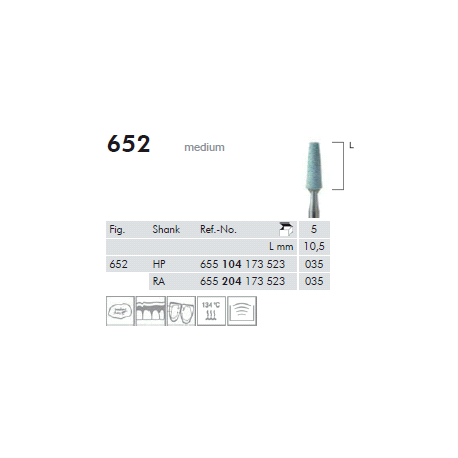ABRASIVI VERDI 652.204.035 Pz6