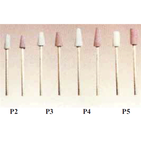 PUNTE MONTATE P2-P4-P5 ROSA/BIANCO PZ. 1
