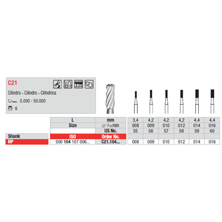 FRESE TUNG.C21.104.008 Pz.6