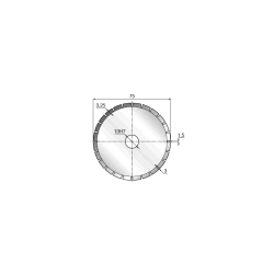 FRESA DIAM.NORMALE 0,30x63 mm. R0190050 