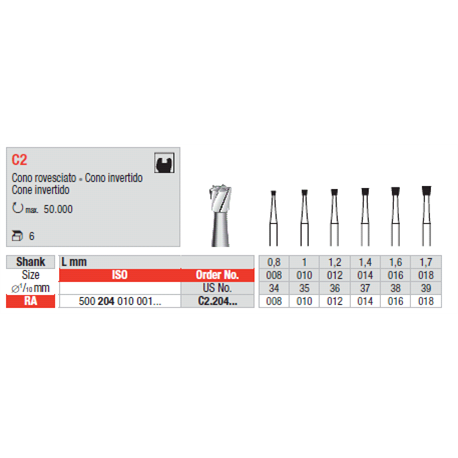 FRESE TUNG.C2.204.018 PZ. 6