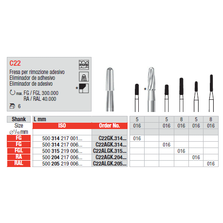 FRESE C22 GK.314.016 PZ 6 FG