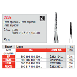 FRESE TUNG.C262.206.016 Pz.3