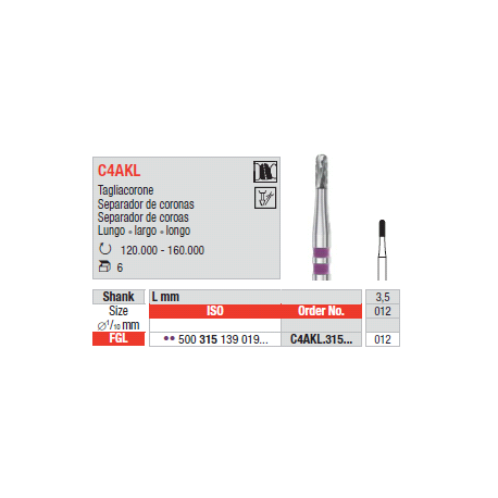 FRESE TUNG.C4AKL.315.012 Pz.6