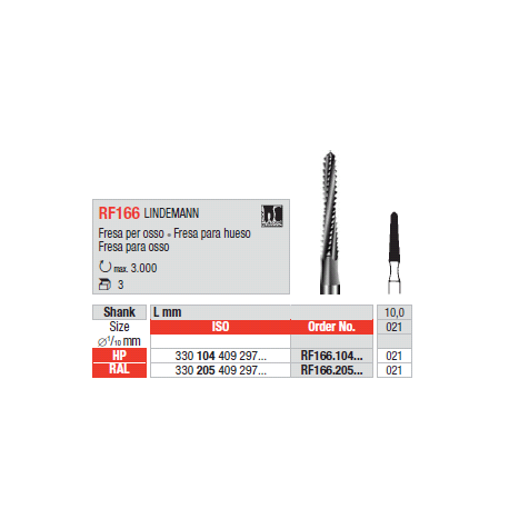 FRESE ACCIAIO RF166.205.021 PZ3