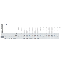 FRESE ACCIAIO 36.104.010 pz.10