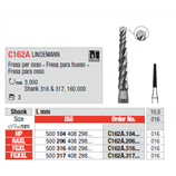 FRESE TUNG.C162.316.016 Pz.3