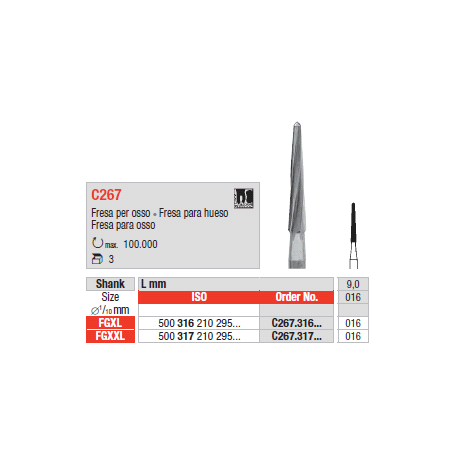 FRESE C267.316.016 XL. PZ. 3