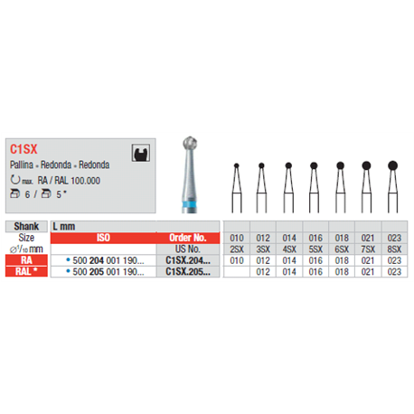 FRESE TUNG.C1SX.205.023 Pz.6