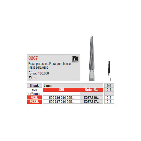 FRESE C267.317.016 XXL. PZ. 3