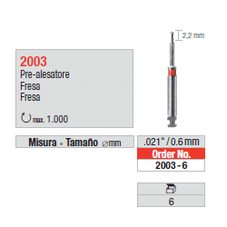 FRESA ROSSA 2003-6 RA