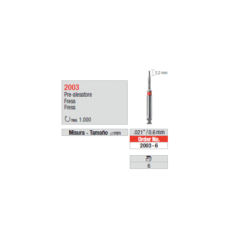 FRESA ROSSA 2003-6 RA