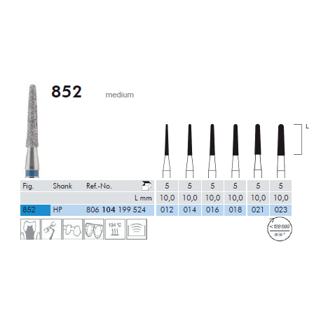 PUNTE DIAM.852.104.023 Pz.5