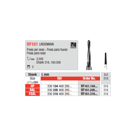 FRESE ACCIAIO RF161.316.016 PZ3