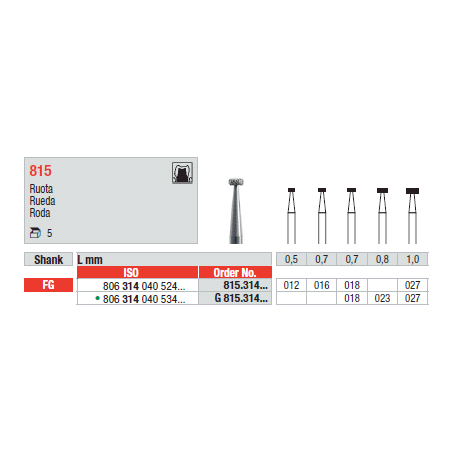 STRUM.815.314.016 STANDARD FG