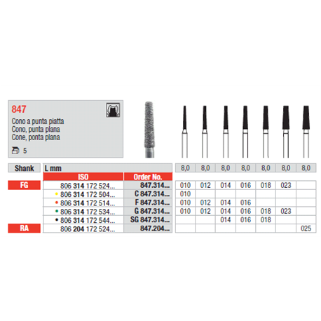 STRUM.847.314.023 STANDARD FG 5pz 