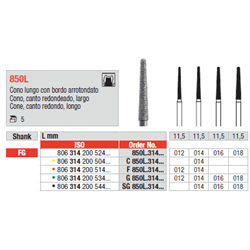 STRUM.850L.314.016 AN.NERO FG 5pz      