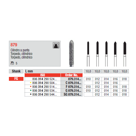 STRUM.879.314.016 AN.VERDE FG 5pz