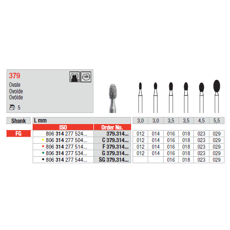 STRUM.379.314.029 STAND.FG 5pz