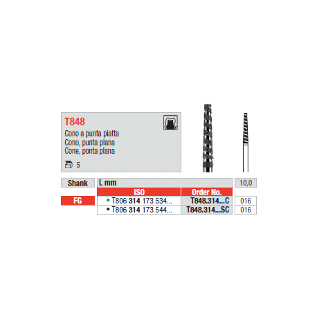 STRUM.T848.314.016. AN.VERDE FG