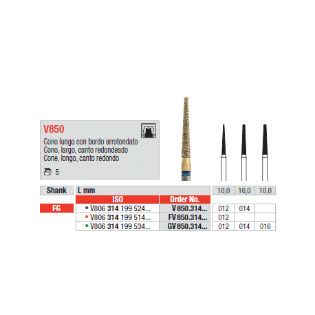 STRUM.V850.314.012 AN. VERDE FG