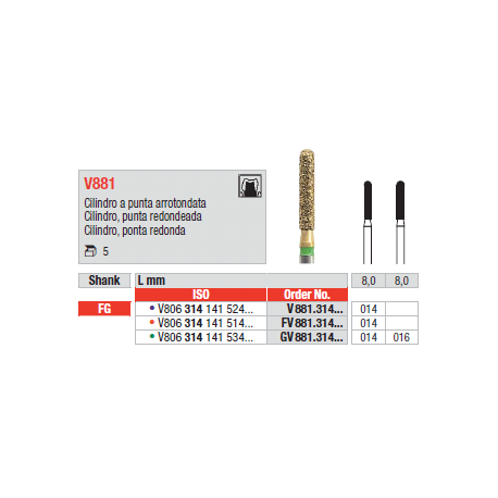 STRUM.V881.314.016 AN. VERDE FG