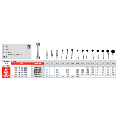 FRESE TUNG.C141.316.023 Pz.3            