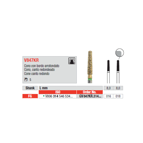 STRUM.V847KR.314.018 AN.VERDE           