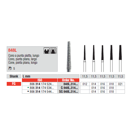 STRUM.848L.314.012 STANDARD FG          
