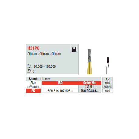 FRESE TUNG.H31PC.314.010 Pz.5           