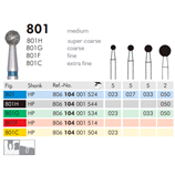 FRESE DIAMANTATE 801.204.009 pz.5