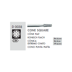 FRESE ACCIAIO RIF. 38.104.008 D0038 6pz