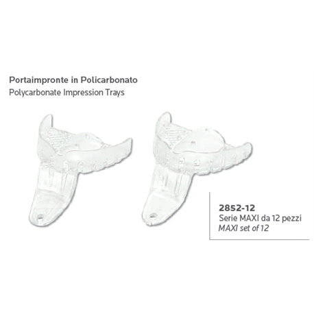 KIT PORTAIMPRONTE AUTOCLAVABILI 12pz