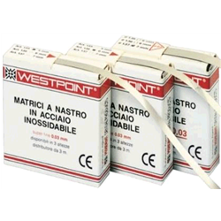 MATRICI WESTPOINT NASTRO INOX 0,05 FINE 6mm 3mt