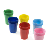 BICCHIERI IN PLASTICA BLU cc.200        