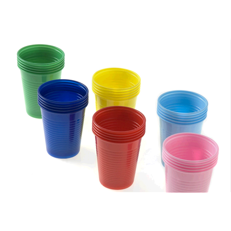 BICCHIERI IN PLASTICA BLU cc.200        