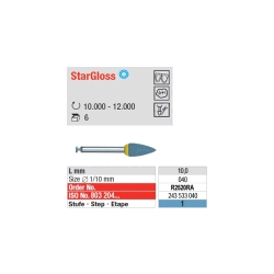 ABRASIVI R2520RA  PZ.6 STARGLOSS