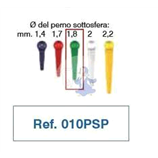 PERNI CALCINABILI NORMO 10X1,8mm pz.20