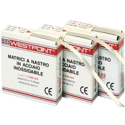 MATRICI WESTPOINT NASTRO INOX 0,03 X-FINE 6mm   