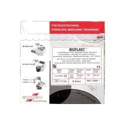 BIOPLAST COLOR BLU TR.2X125mm SU3278 10p