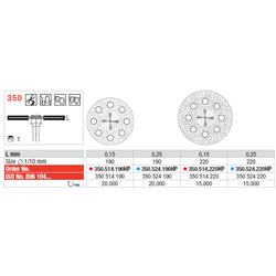 DISCHI 350.524.190 DIAM.HP